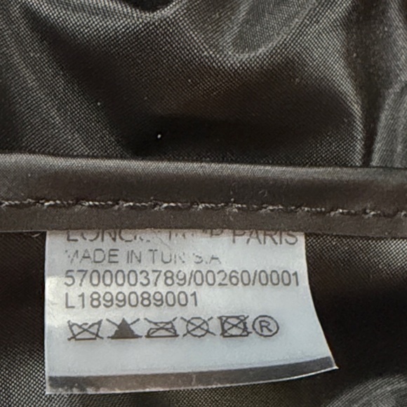 Longchamp Le Pliage Tote Bag Black and Brown - Picture 16 of 16